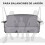 Outsunny Cojines para Columpio Gris 130 x 45 x 5 cm 4