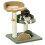PawHut Árbol para Gato Multicolor 43 x 39 x 52 cm 1