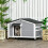 PawHut Caseta para Perro Gris 97 x 72 x 65 cm 2