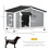 PawHut Caseta para Perro Gris 97 x 72 x 65 cm 3