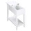 Homcom Mesa Auxiliar Blanco 60.5 x 32.5 x 70 cm 1