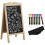 Vinsetto Pizarra Caballete Marrón 51 x 60 x 101 cm 1