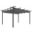 Outsunny Pérgola Gris 396 x 296 x 220 cm 1
