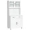 Homcom Armario Buffet Cocina Blanco 80 x 48 x 170 cm 1