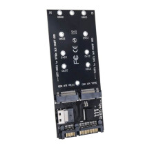 10X M2 SSD Adapter M.2 Ngff SSD zu + M2 NVME SSD zu SFF-8654 Konverter zu M2 Erweiterungskarte