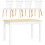 Homcom Conjunto de Comedor Blanco 48 x 52.5 x 83 cm 1