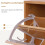 Homcom Conjunto Muebles de Entrada Marrón 90 x 10 x 91 cm 6