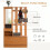 Homcom Conjunto Muebles de Entrada Marrón 90 x 10 x 91 cm 4