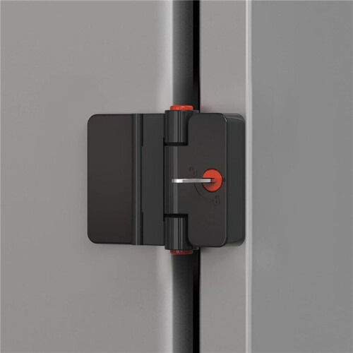 2X Refrigerator Door Locks, Double Button Bonded Refrigerator Locks, Keyed File Drawer Locks 2