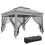 Outsunny Carpa Plegable Gris 325 x 325 x 270 cm 1