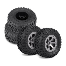 4 NeumáTicos de Rueda Delantera y Trasera para FY001, FY002, FY003 para WPL B-14 C-14 RC Car Upgrade Parts Accesorios de Repuesto