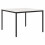VidaXL vidaXL Dining Table White 110 x 110 x 75 cm Solid Pine Wood 2