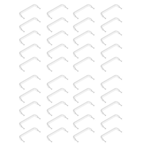 40X Door Drawer Pull Knob Cabinet Handle Hardware - Matte Silvery