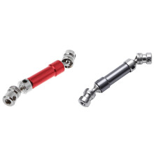 2set Metal Rear Drive Shaft Cvd for 12428 12423 1/12 Rc Car Crawler Short Course Truck Red & Grey