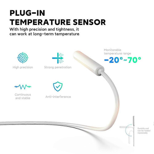 Programmable Smart WiFi Thermostat Socket for Heater with Voice Control Compatible with for Tuya Home Systems EU Plug 1