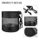 3 PCS Golf Ball Bag Mesh Bag with Drawstring Net Fabric Bag Golf Ball Drawstring Bag 2