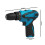 Electric Drill Screwdriver Set: Includes 2 High-Capacity 3.0Ah Batteries 6