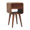 Dark Brown Wooden Lower Bedside, 30*30*55cm 1