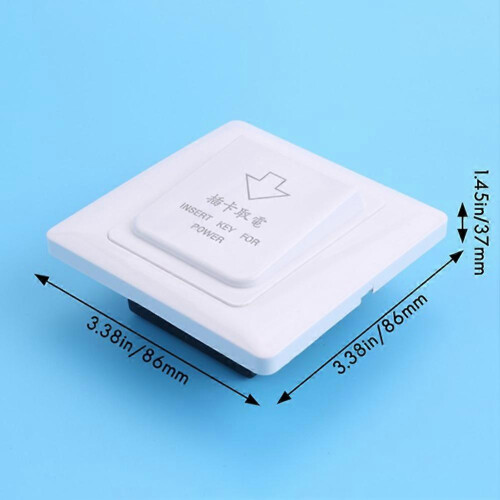 5set High Grade Hotel Magnetic Card Switch Saving Switch Insert Key for Power with 3 Card 1