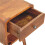 Dark Brown Wooden Lower Bedside, 30*30*55cm 8