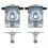 8 PCS Lower & Upper Left & Right Catch  Hood Lock for  E46 E39 E52 E53 51238229807 51238203859 6