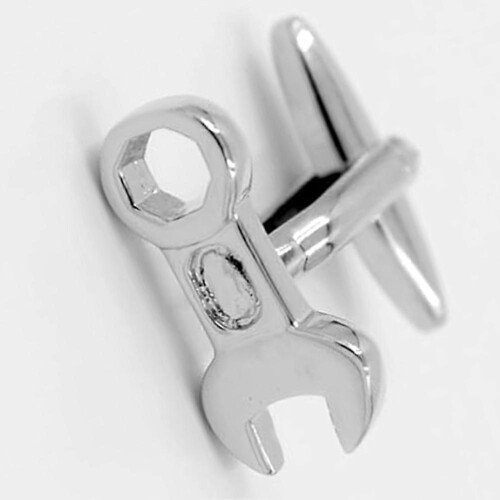 Modeling Metal Cufflinks DIY Tool Utility Tool Kit Ornament Wrench Tool Cufflinks Set 1