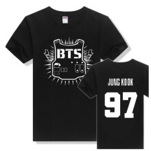 (M,Jung Kook)Kpop Bts Tshirt Bangtan Boys Tshirt Suga Tops Tee Unisex Jung Kook Jhope Jin V
