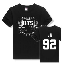 (S,Jin)Kpop Bts Tshirt Bangtan Boys Tshirt Suga Tops Tee Unisex Jung Kook Jhope Jin V