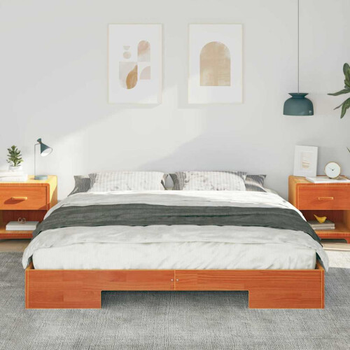 VidaXL vidaXL Bed Frame Brown 180 x 200 cm 1