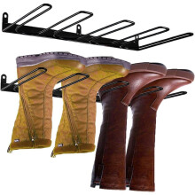 Support Mural pour Bottes - Rangement Peu Encombrant pour Bottes Hautes, Idéal pour les Chaussures de Cowboy