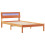 VidaXL vidaXL Bed Frame with Headboard Wax Brown 90 x 190 cm Solid Pine Wood 5