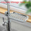 (Gray Short)Durable Stainless Steel Sink Shelf With Multipurpose Holders For Storage Kitchen 1