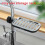 (Black Short)Durable Stainless Steel Sink Shelf With Multipurpose Holders For Storage Kitchen 1