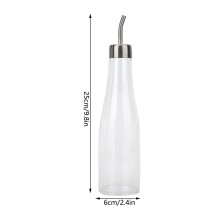 Transparenter Acryl Öltopf 300 ml rostfrei