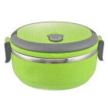 (Green) Steel Insulated Stainless Lunch Box Thermos Container Soup Leakproof Food Hot