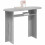 VidaXL vidaXL Console Table Grey Sonoma 100 x 39.5 x 75 cm Engineered Wood 4