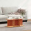 VidaXL vidaXL Coffee Table Wax Brown 80 x 39.5 x 33.5 cm Solid pine wood 3