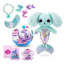 (Green)Mermaid Plush Figure With Luminous Fins And Voice For Children Accessory Bedroom