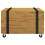 VidaXL vidaXL Coffee Table Brown 60 x 60 x 38 cm Solid Teak Wood 4