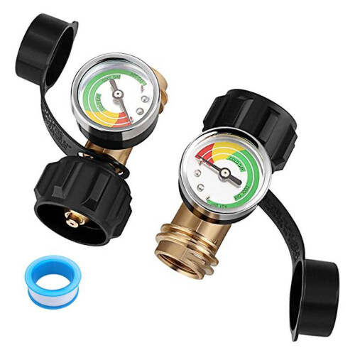 Propane Tank Gauge Level Indicator Cylinder Copper Conversion Head For Tanks Gas