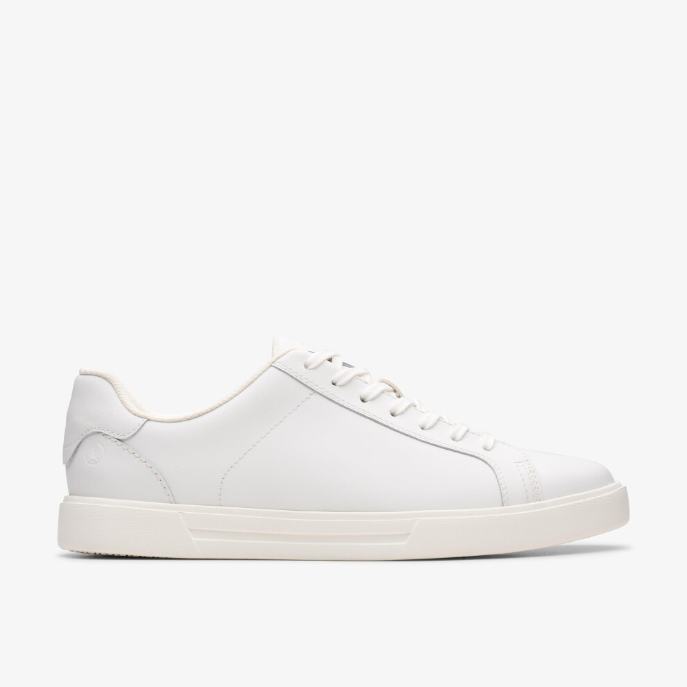 Clarks (Standard, Not Specified) Romsey Lace White Leather
