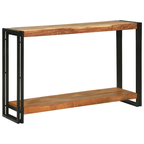 VidaXL vidaXL Console Table Brown 120 x 33 x 75 cm Solid Acacia Wood 2