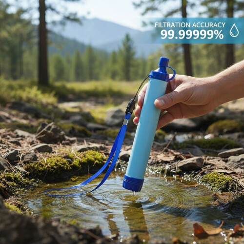 Water Filter Straw Outdoor Camping Survival Direct Drinking Adventures Filtering 1