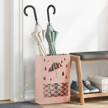 vidaXL Umbrella Stand Pink 28 x 12 x 41 cm Steel