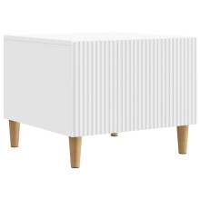vidaXL Coffee Table with Drawer White 49 x 50 x 40 cm Engineered Wood