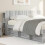 VidaXL vidaXL Headboard Cabinet with Storage Grey Sonoma Engineered Wood 1