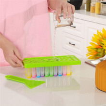2pcs Lip Balm Tray and Spatula Portable Lip Filling Tray and Spatula Set Lip Tube Holder Lip Tubes Lip Balm Containers