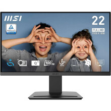 MSI PRO MP223 E2 21.45-Inch Full HD Office Monitor - 1920 x 1080 Resolution, 100Hz, Eye-Friendly Screen