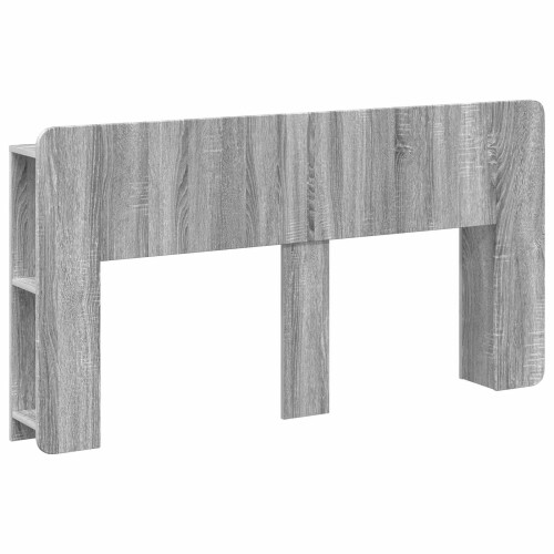 VidaXL vidaXL Headboard Cabinet with Storage Grey Sonoma Engineered Wood 1