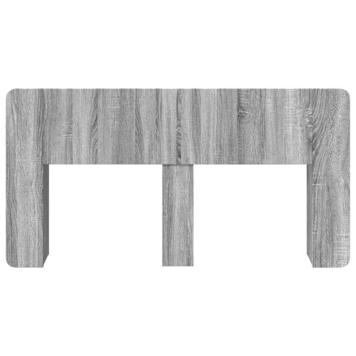 VidaXL vidaXL Headboard Cabinet with Storage Grey Sonoma Engineered Wood 2